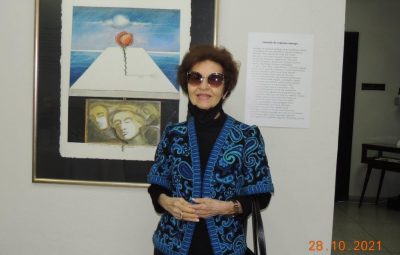 Fúlvia Gonçalves, artista plástica, realiza mostra de aquarelas inspiradas por poemas de Mallarmé